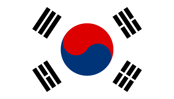 WETRAVENT Air Products - Weltweit - South korea Flag